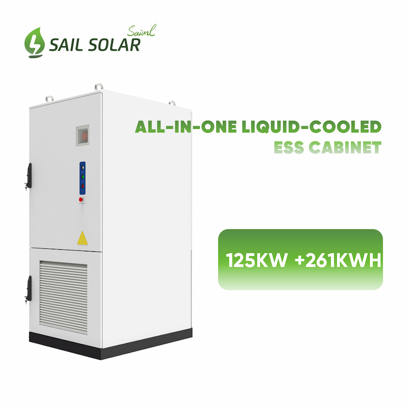 Sail Solar 125kW/261kWh Liquid-cooled Energy Storage System All-in-one ESS Outdoor Battery Cabinet